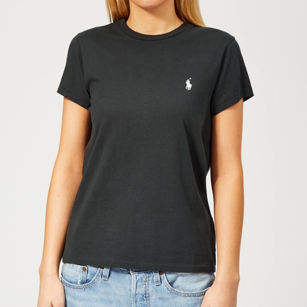 black polo tee
